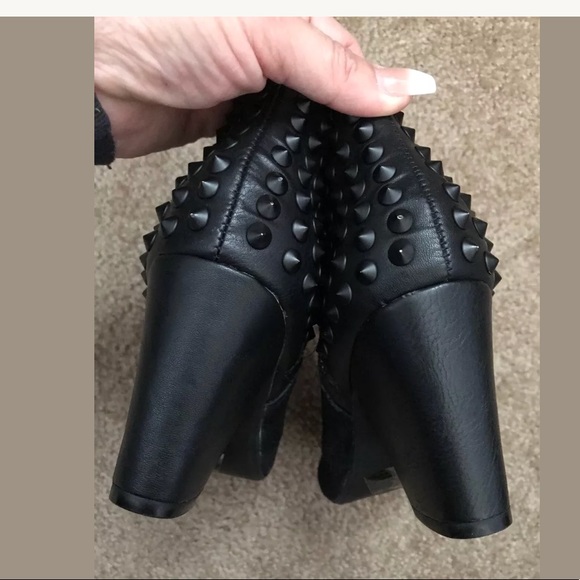 JESSICA SIMPSON CASINO SUEDE ANKLE BOOTIES sz 6.5 - Picture 6 of 8